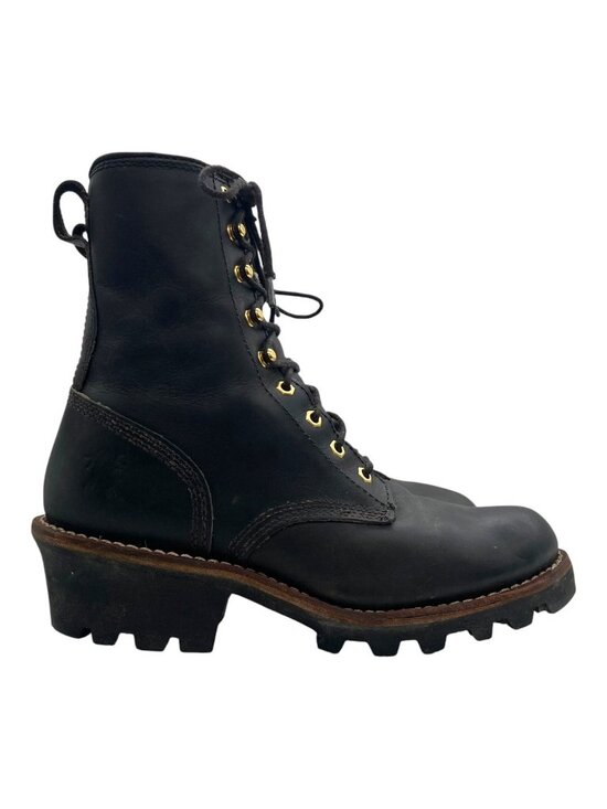 Chippewa Logger Oiled Leather Work Boots 73015 Men\'s 8.5 Vibram Sole Waterproof main image 2